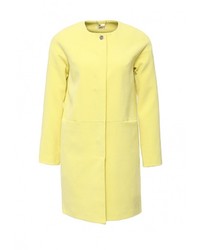 Женское желтое пальто от Zarina