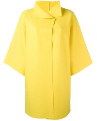 Женское желтое пальто