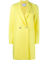 Женское желтое пальто