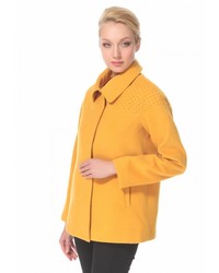 Женское желтое пальто от Спартак