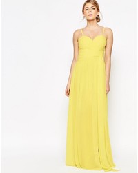 Желтое платье-макси от Forever Unique