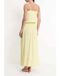 Желтое платье-макси от Indiano Natural