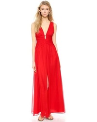 Желтое платье-макси от Jill Stuart