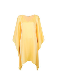 Желтое платье-миди от Vionnet