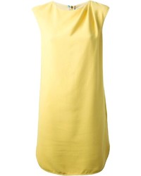 Желтое платье прямого кроя от Emilio Pucci