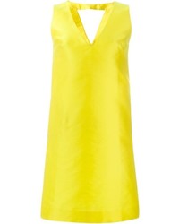Желтое платье прямого кроя от P.A.R.O.S.H.