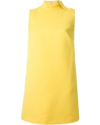Желтое платье прямого кроя от RED Valentino