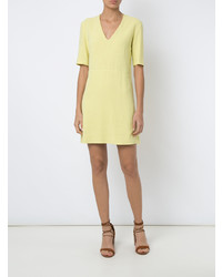 Желтое платье прямого кроя от Olympiah