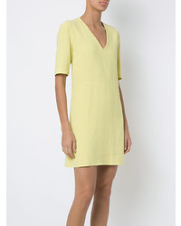 Желтое платье прямого кроя от Olympiah