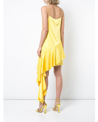 Желтое платье-футляр от Christian Siriano