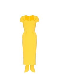 Желтое платье-футляр от Stella McCartney