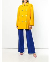 Женское желтое полупальто от Emilio Pucci