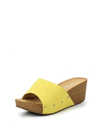 Женские желтые босоножки от Diamantique