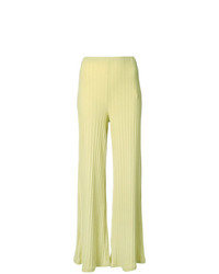 Желтые брюки-клеш от Simon Miller