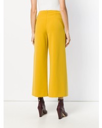 Желтые брюки-кюлоты от Genny
