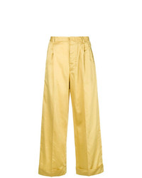 Желтые брюки-кюлоты от Romeo Gigli Vintage