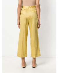 Желтые брюки-кюлоты от Romeo Gigli Vintage