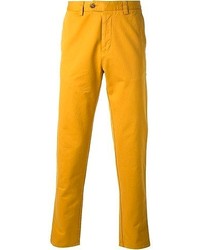 Желтые брюки чинос от Ami