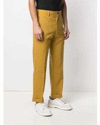 Желтые брюки чинос от Marni