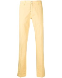 Желтые брюки чинос от Jacob Cohen