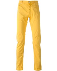 Желтые брюки чинос от Jacob Cohen
