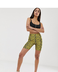 Желтые велосипедки со змеиным рисунком