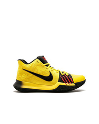 Мужские желтые высокие кеды от Nike