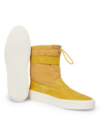 Мужские желтые высокие кеды от Fear Of God