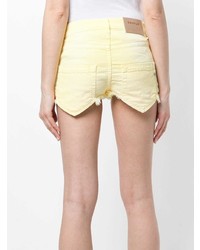 Женские желтые джинсовые шорты от Dondup