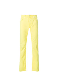 Мужские желтые джинсы от Jacob Cohen