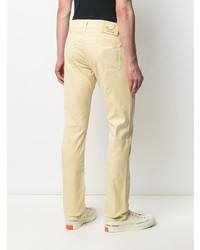 Мужские желтые джинсы от Jacob Cohen