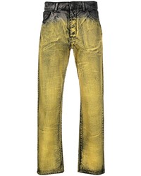 Мужские желтые джинсы от Moschino