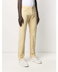 Мужские желтые джинсы от Jacob Cohen