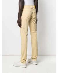 Мужские желтые джинсы от Jacob Cohen