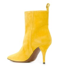 Желтые замшевые ботильоны от L'Autre Chose