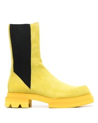 Мужские желтые замшевые ботинки челси от JORDANLUCA