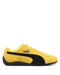 Мужские желтые замшевые кроссовки от Puma