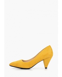 Желтые замшевые туфли от Zona3