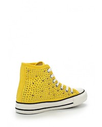 Женские желтые кеды от Fersini