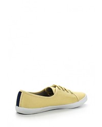 Женские желтые кеды от Fred Perry