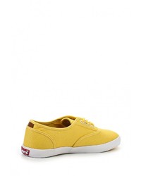 Женские желтые кеды от Levi's