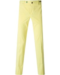 Мужские желтые классические брюки от Pt01