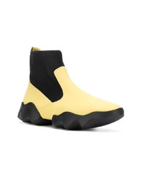 Желтые кожаные ботильоны от Camper