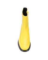 Желтые кожаные ботильоны от Camper