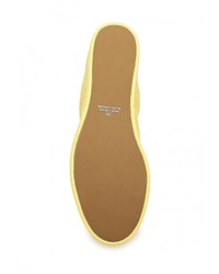 Женские желтые кожаные кеды от Lilly's Closet