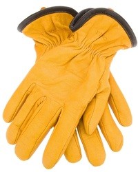 Мужские желтые кожаные перчатки от Filson
