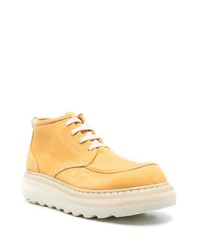 Мужские желтые кожаные повседневные ботинки от Premiata