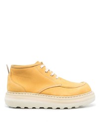 Мужские желтые кожаные повседневные ботинки от Premiata