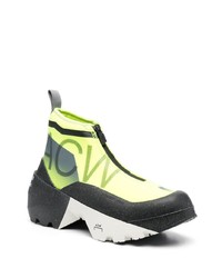 Мужские желтые кожаные повседневные ботинки от Converse