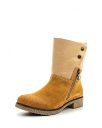 Желтые кожаные полусапоги от HCS